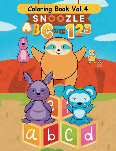 Cover of Snoozle ABC 123 Coloring Book