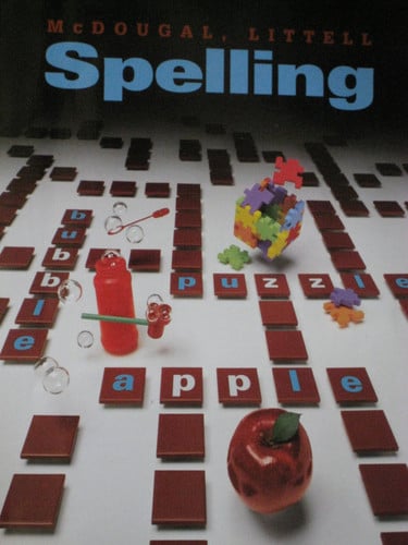 Cover of McDougal Littell Spelling