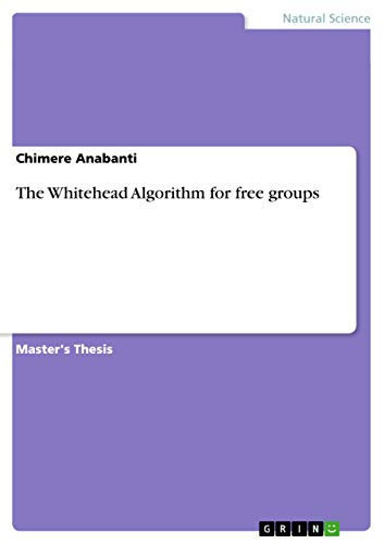 The Whitehead Algorithm for Free Groups