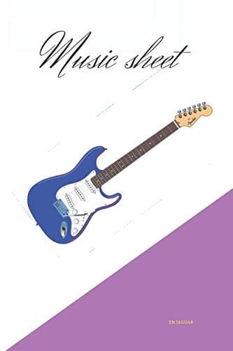 Music sheet: Useful and practical notebook for writing musical notes (110 pages, Fields to save, 6 x 9)