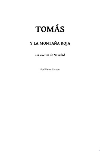 Cover of Tomás y la Montaña Roja