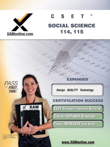 CSET Social Science 114-115 Teacher Certification Test Prep Study Guide (XAM CSET)