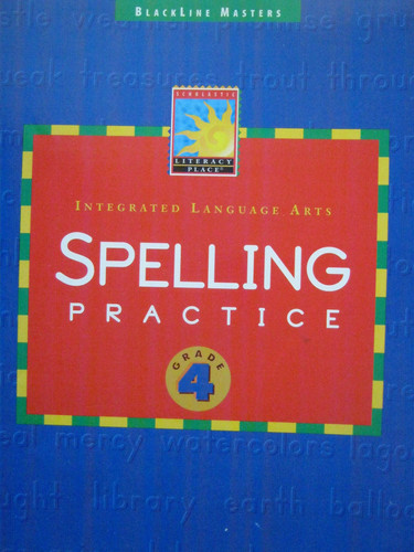 Cover of Integrated Language Arts Spelling Practice (Blackline Masters Grade 4)