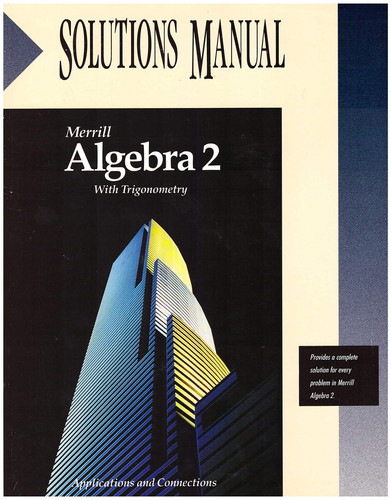 Cover of Merrill Algebra II