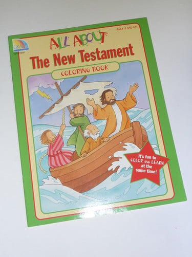 Cover of All About the New Testament (All About Coloring Book)
