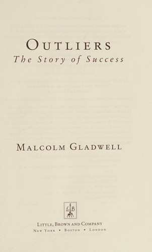 Outliers the Story of Success