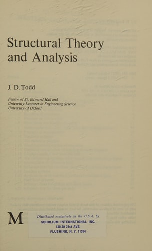 Structural Theory and Analysis