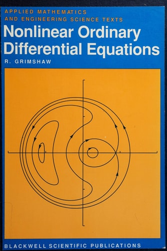 Nonlinear ordinary differential equations