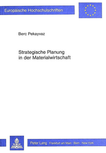 Strategische Planung in der Materialwirtschaft