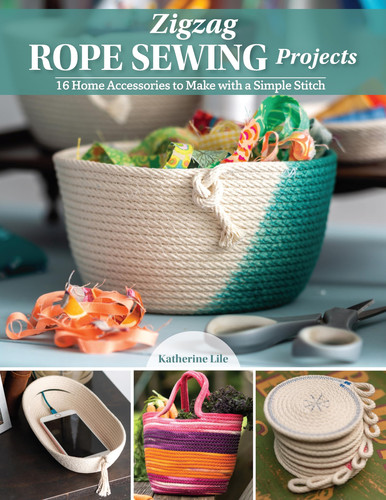 Zigzag Rope Sewing Projects 16 Home Accessories to Make with a Simple Stitch