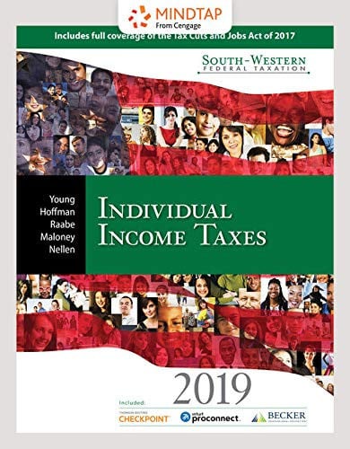 CengageNOWv2, 1 term Printed Access Card for Young/Hoffman/Raabe/Maloney/Nellen's South-Western Federal Taxation 2019: Individual Income Taxes, 42nd