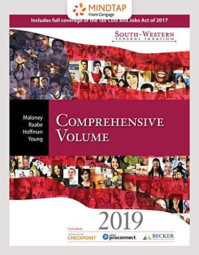 CengageNOWv2, 2 term Printed Access Card for Maloney/Raabe/Hoffman/Young's South-Western Federal Taxation 2019: Comprehensive, 42nd