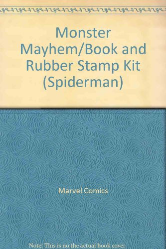 Cover of Monster Mayhem/Book and Rubber Stamp Kit (Spiderman)