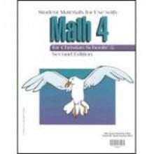 Cover of Math 4 Student Materials Packet