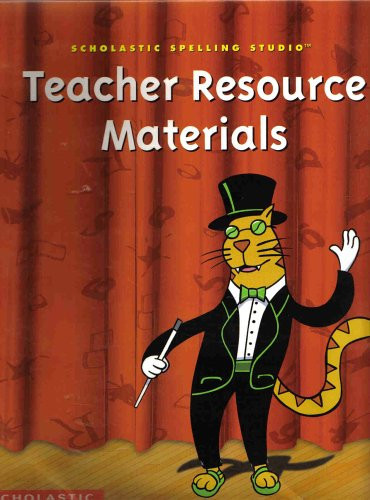 Cover of Scholastic Spelling Studio Teacher Resouce Manual