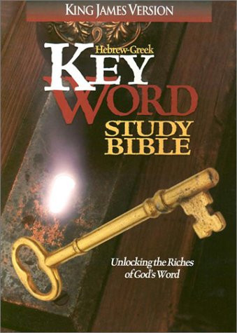 KJV Hebrew-Greek Key Word Study Bible Burgundy Genuine