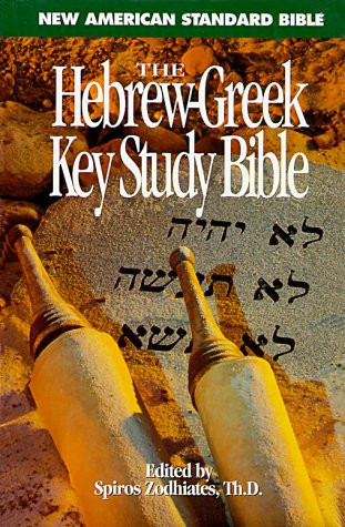 NASB Hebrew-Greek Key Word Study Bible Hardbound Indexed