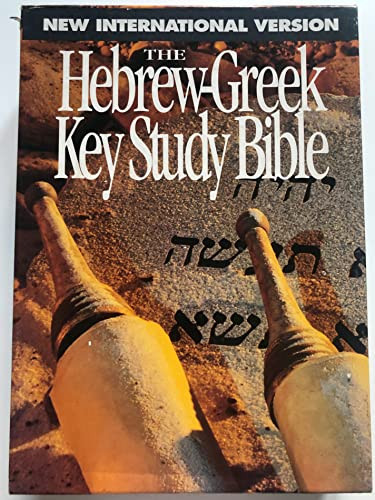 Bib the Hebrew-greek Key Study Bible Niv Genuine Burgundy Lthr. Indexed