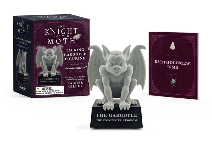 The Knight and the Moth Talking Gargoyle Figurine - "Bartholomew!" (from the Stonewater Kingdom Duology by Rachel Gillig)