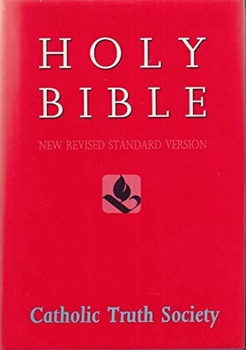 New Revised Standard Version Bible W/Apocrypha Catholic Truth Soc