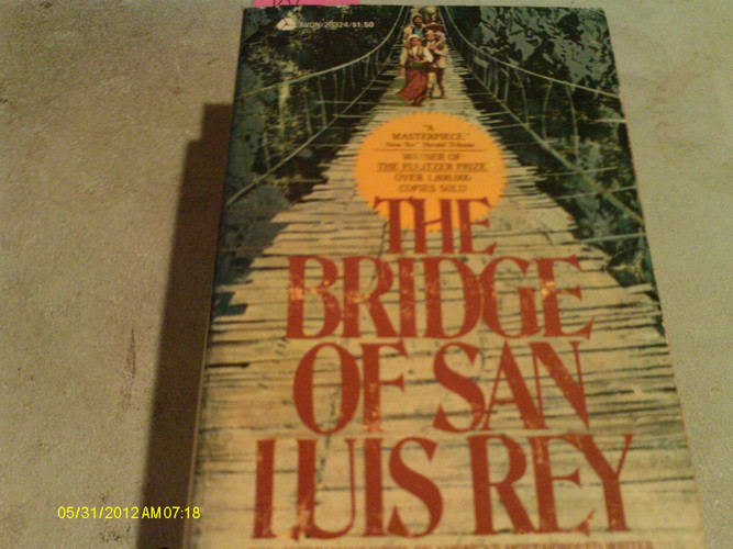 Cover of The bridge of San Luis Rey.