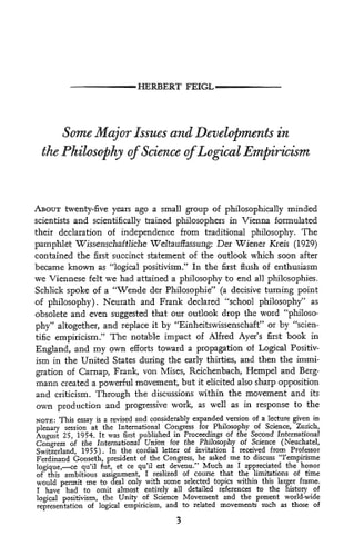 The Foundations of Science and the Concepts of Psychology and Psychoanalysis
