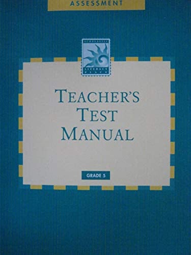 Cover of Teacher's Test Manual (Unit Test, Forms, and End of Year Test)