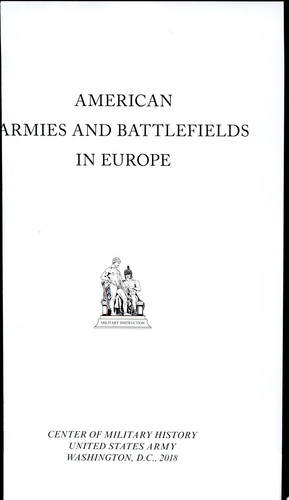 American Armies and Battlefields in Europe