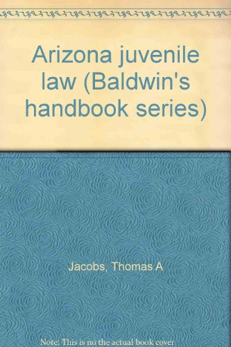 Cover of Arizona juvenile law