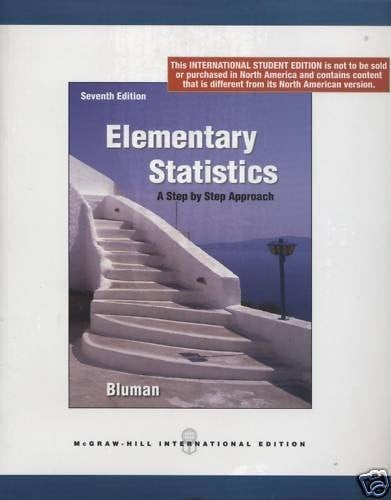 Elementary Statistics A Step by Step Approach