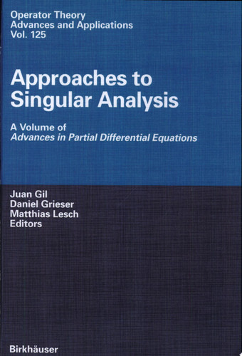 Approaches to Singular Analysis