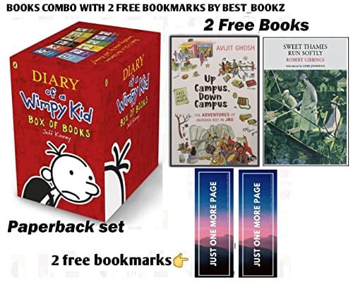 !!! A Fine Collection !!! Jeff Kinney Diary of a Wimpy Kid Series Collection Gift Set. Diary of a Wimpy Kid, the Ugly Truth, Dog Days, the Last Straw, Rodrick Rules, Do it