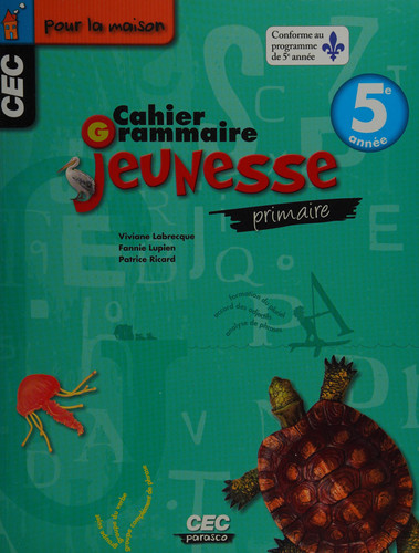Cahier Grammaire Jeunesse Primaire