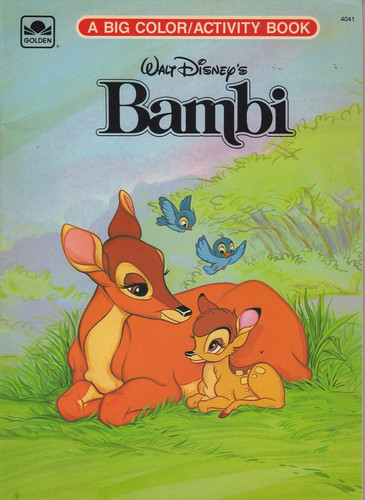 Cover of Bambi Big Coloring Activity Book