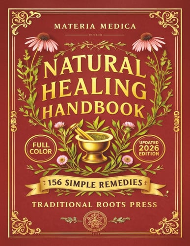 The Original Natural Healing Handbook: 156 Simple Herbal Remedies You Can Make at Home For Pain, Sleep, Digestion, Stress, & Immunity