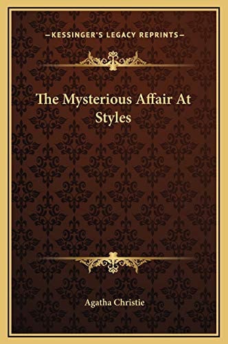 The Mysterious Affair At Styles