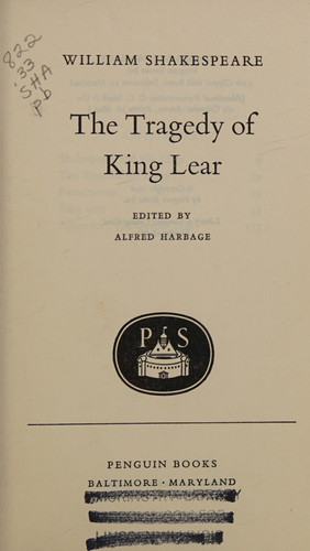 Shakespeare Tragedy of King Lear (1880)
