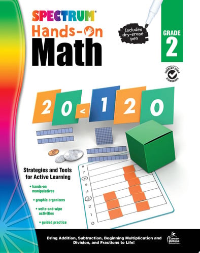Cover of Spectrum Hands-On Math , Grade 2