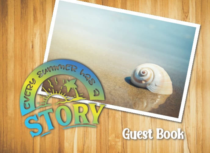 Every Summer has a story Guest Book: Sign in log book for Vacation Holiday Guest house, Visitor comment book