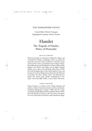 Hamlet (The Shakespeare Folios)