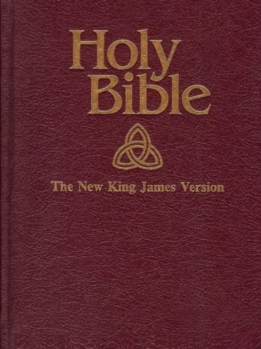Holy Bible, New King James Version, Brown Aniline Gloss Pigskin