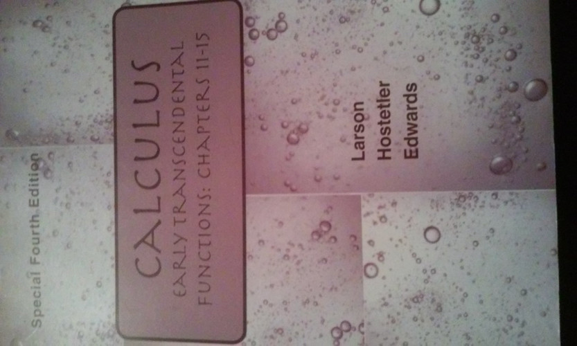 Calculus: Early Transcendental Functions: Chapter 11-15 (Calculus: Early Transcendental Functions: Chapter 11-15, Calculus: Early Transcendental Functions: Chapter 11-15)