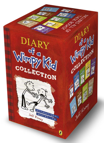 Jeff Kinney Diary of a Wimpy Kid Collection 6 Books Set (Diary of a Wimpy Kid, Rodrick Rules, The Last Straw, Dog Days, The Ugly Truth, Cabin Fever)