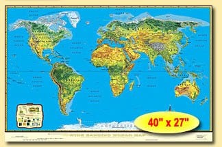 Cover of Wide Ranging World Map, Compact Edition