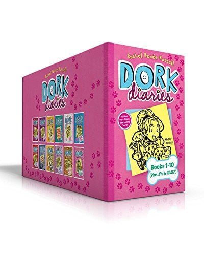 Dork Diaries Books 1-10 (Plus 3 1/2 & OMG!) (Boxed Set) Dork Diaries 1; Dork Diaries 2; Dork Diaries 3; Dork Diaries 3 1/2; Dork Diaries 4; Dork Diaries 5; Dork Diaries 6; Dork Diaries 7; Dork Diaries 8; Dork Diaries 9; Dork Diaries 10; Dork Diaries OMG!