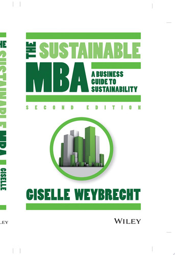 The Sustainable MBA