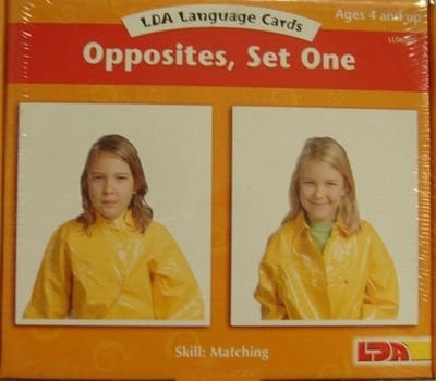 Cover of Opposites Language Cards, Set One (Lda Language Cards)