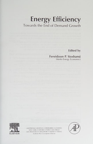 Energy Efficiency  Towards the End of Demand Growth