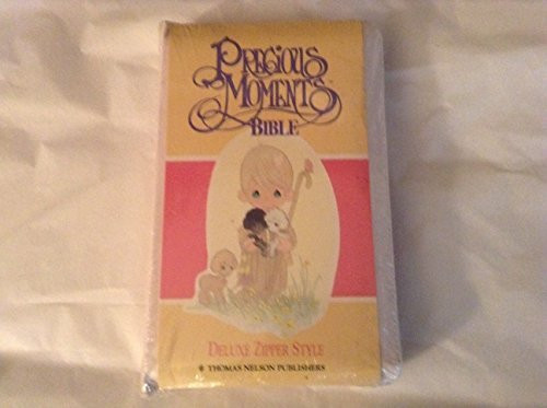 Holy Bible Precious Moments Zipper Bible, New King James Version, Violet Mist Leatherflex