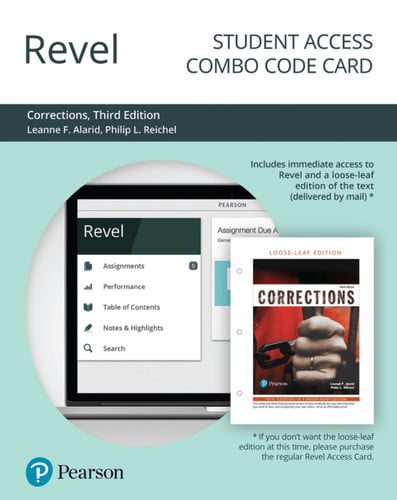 Revel + Print Combo Access Code for Corrections (Justice Series)